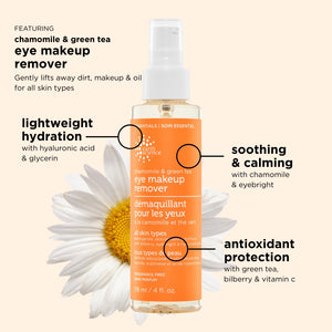 Chamomile & Green Tea Eye Makeup Remover 4 fl. oz.